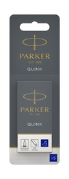 Картриджи стандартные с синими чернилами для перьевых ручек Parker, Cartridge Quink Z11 в блистере